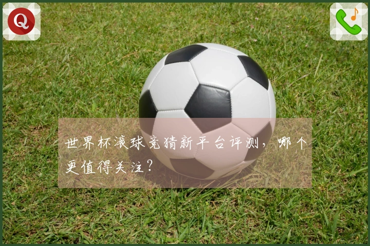 世界杯滚球竞猜新平台评测，哪个更值得关注？